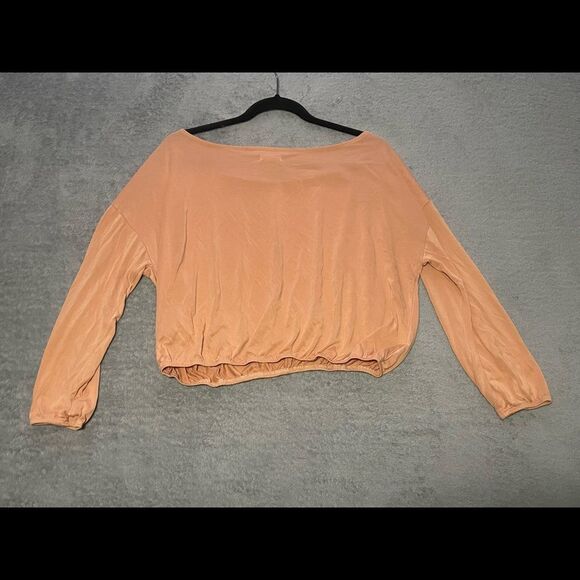 SILENCE + noise modal oversized scoop neck crop size S will fit M very good cond - Picture 2 of 4